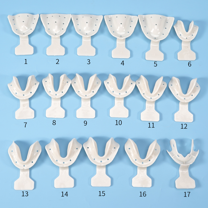 Teeth Whitening Trays - 17Pcs Dental Impression Trays Set Edentulous
