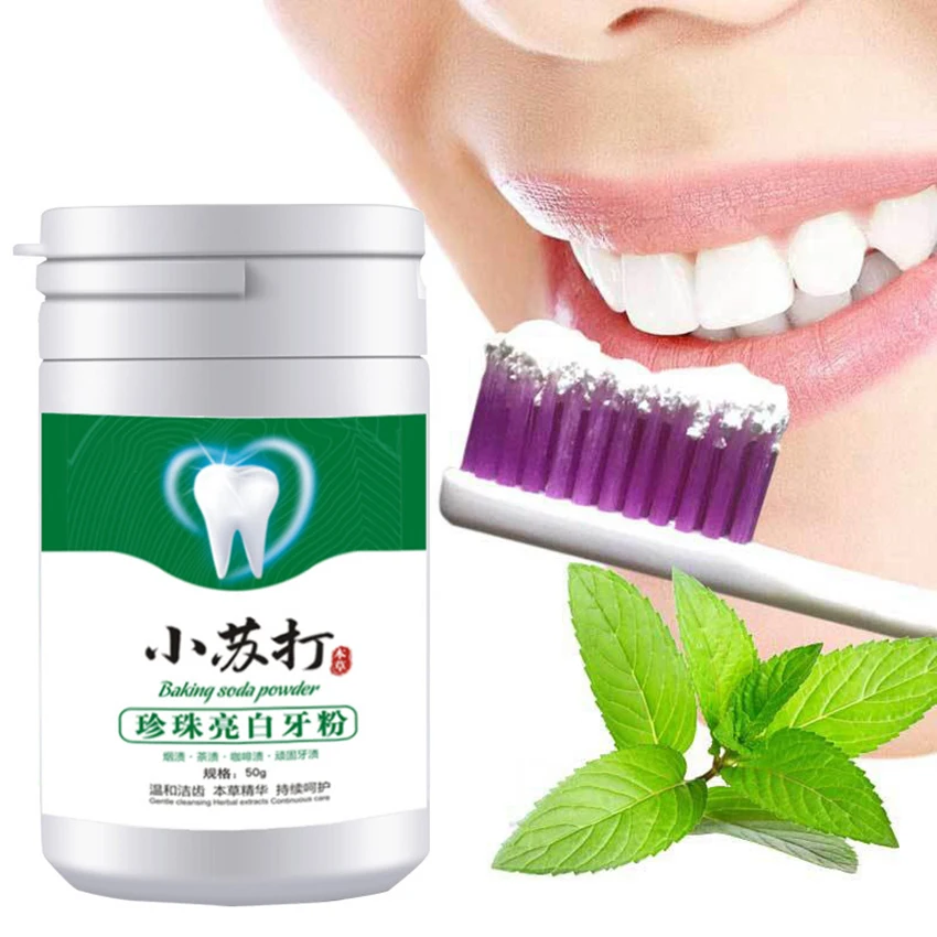 Teeth Whitening With Baking Soda - Baking Soda Brightening Tooth Powder, Plaque