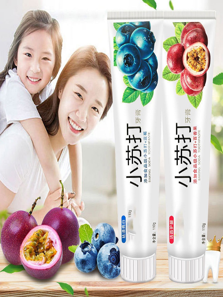 Teeth Whitening With Baking Soda - Fruit Flavor Baking Soda Toothpaste,Powerful Decontamination