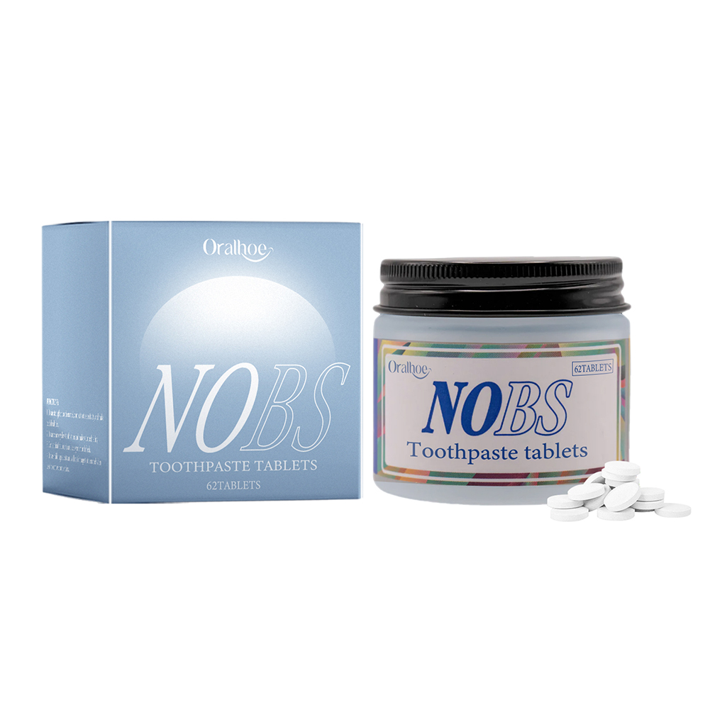 Teeth Whitening With Baking Soda - NOBS Toothpaste Tablets - Nano Hydroxyapatite,