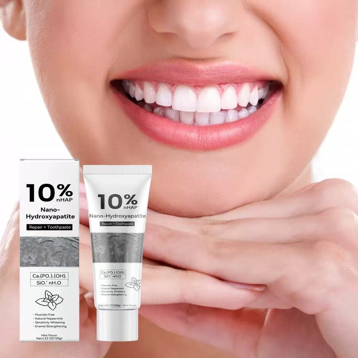 Remineralizing Toothpaste - 10% Nano Hydroxyapatite Whitening & Removing