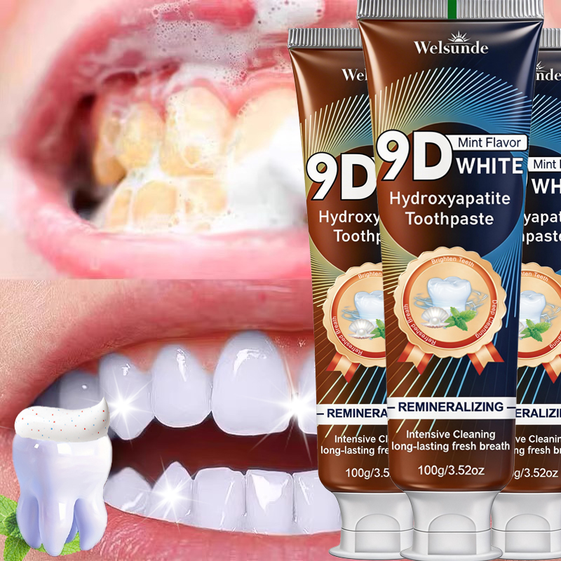 9D WHITE Mint Flavor Hydroxyap - Remineralizing Toothpaste review and price