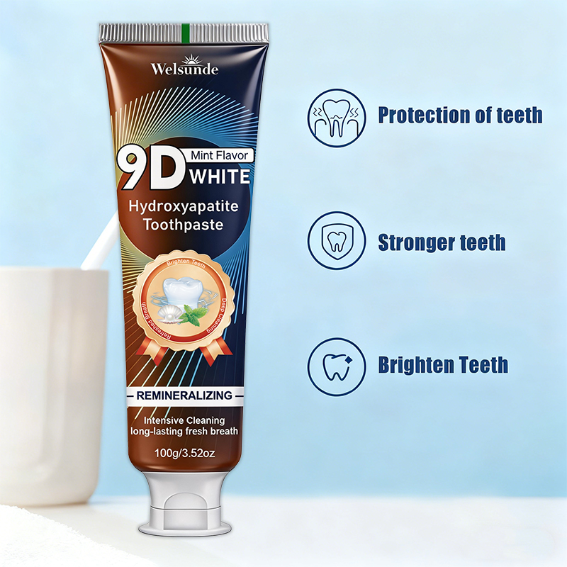 9D WHITE Mint Flavor Hydroxyap - Remineralizing Toothpaste review and price