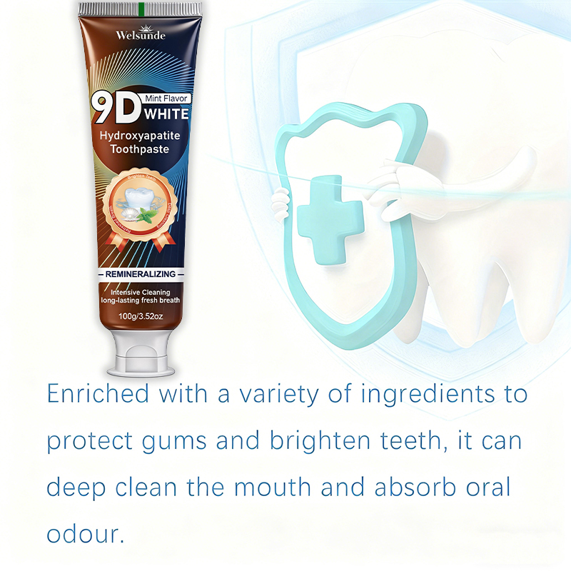 9D WHITE Mint Flavor Hydroxyap - Remineralizing Toothpaste review and price