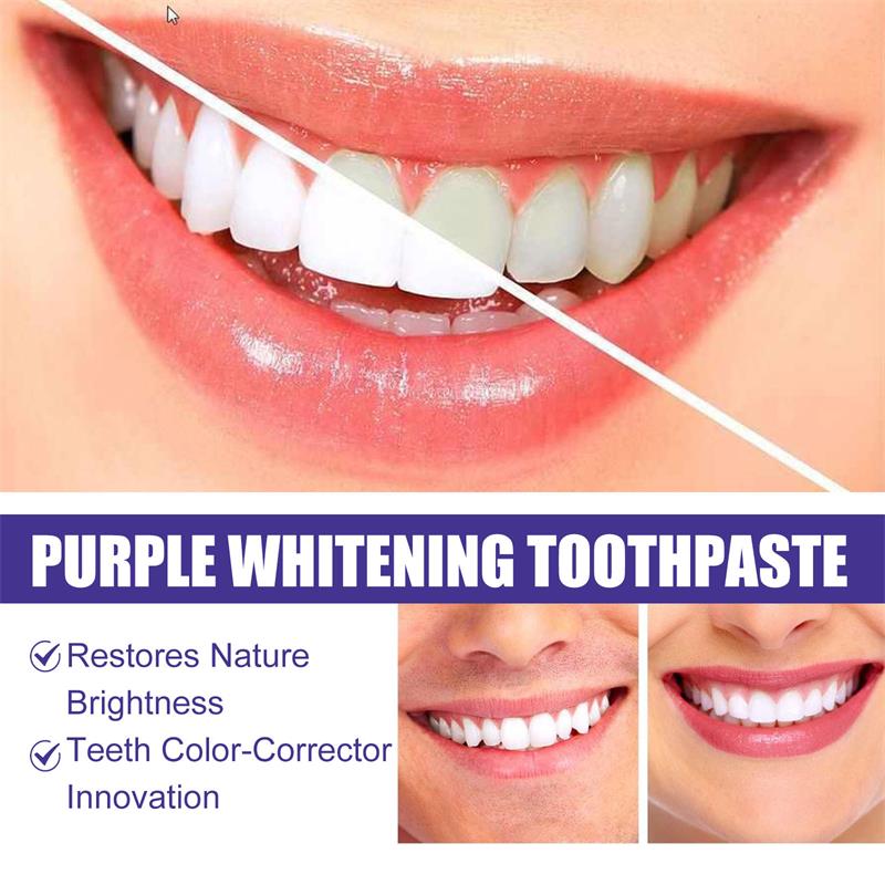 9D Purple Teeth Whitening Toot - Remineralizing Toothpaste review and price