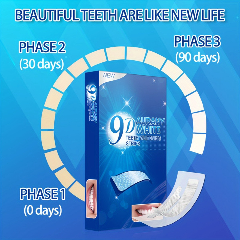 21 Pairs of 9D Aurany White Te - Teeth Whitening Strips review and price
