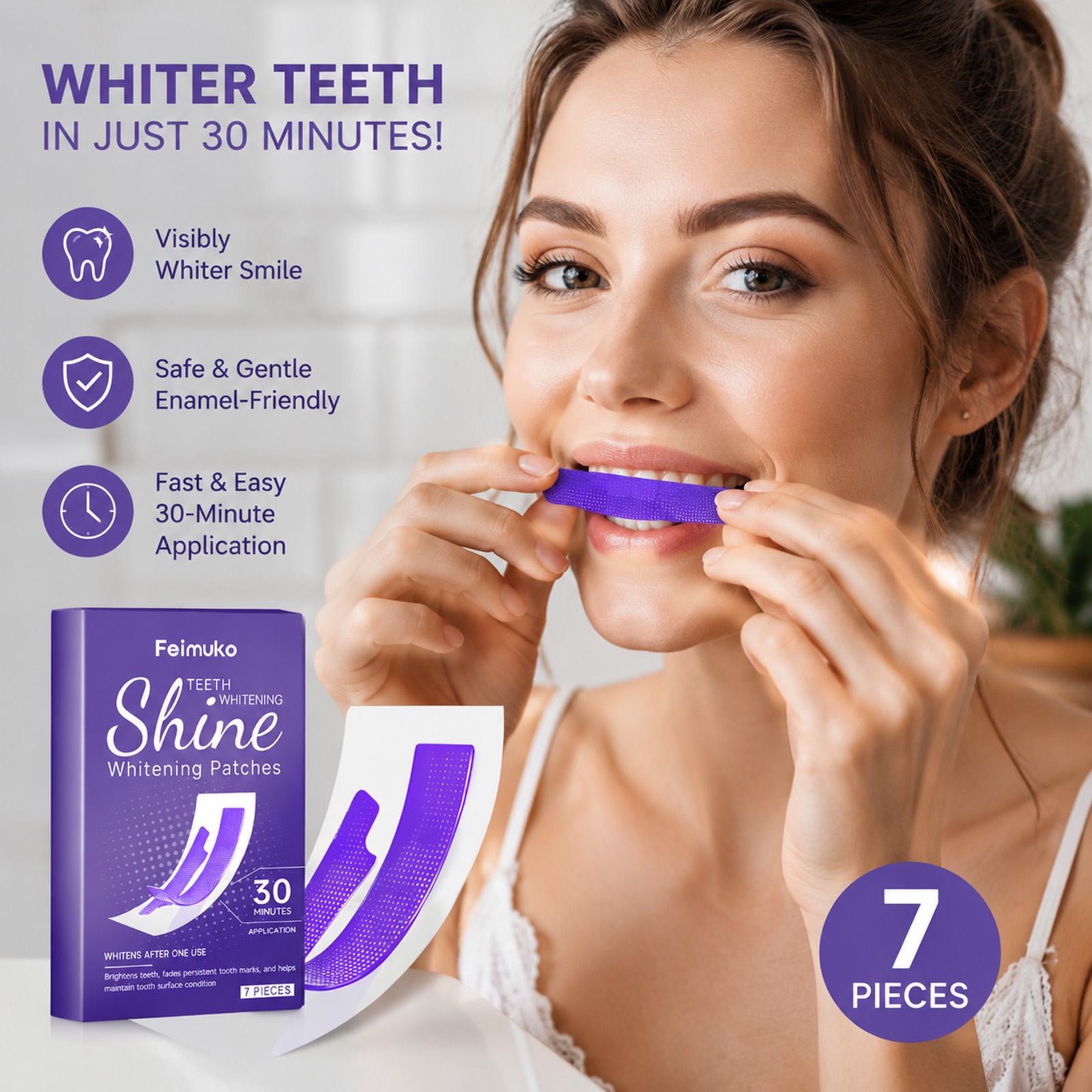 30Mins Teeth Whitening Strips  - Teeth Whitening Strips review and price