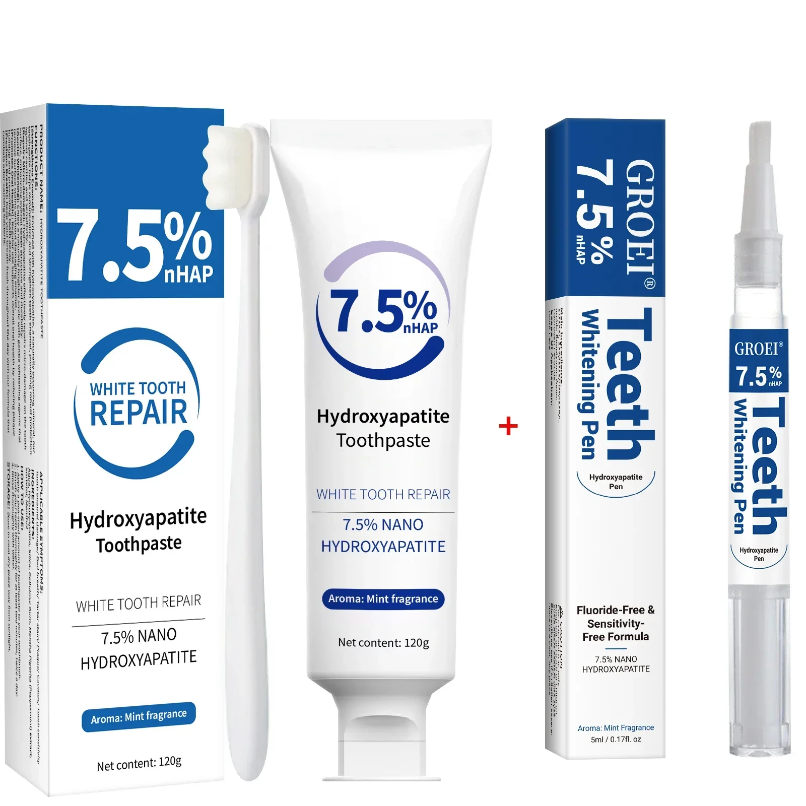 Toothpaste & Whitening Pen Kit - Remineralizing Toothpaste review and price