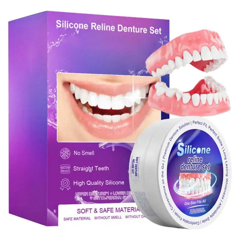 Silicone Denture Set Fit Tempo - Teeth Whitening With Braces review and price