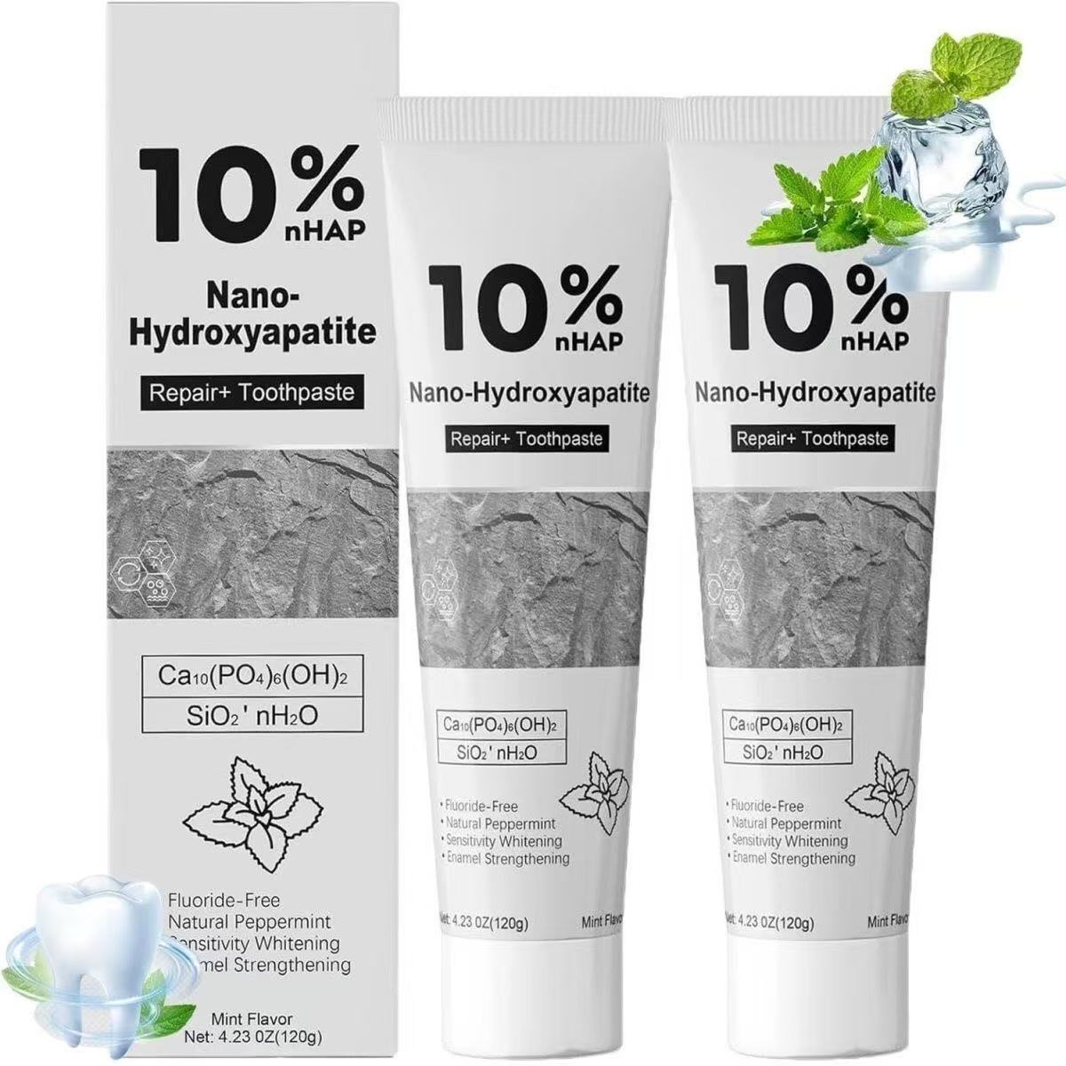 10% Nano Hydroxyapatite Whiten - Remineralizing Toothpaste review and price