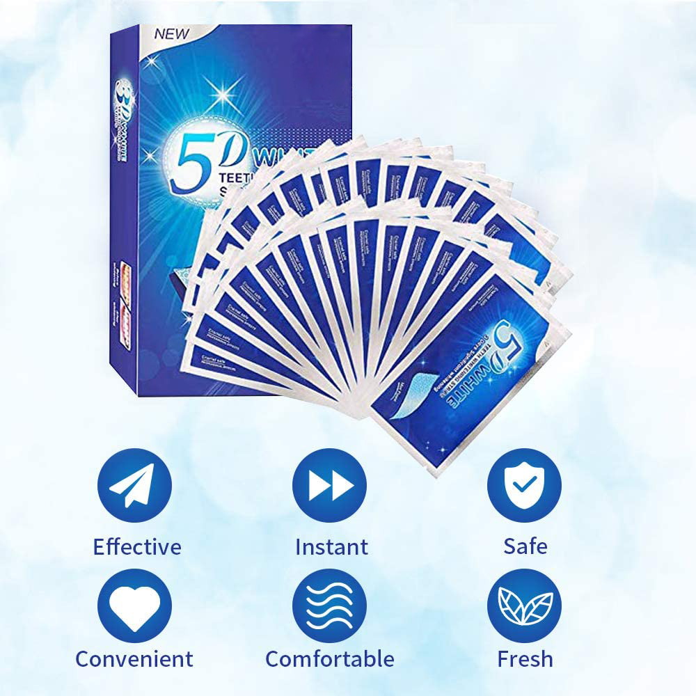 5D White Teeth Whitening Strip - Teeth Whitening Clinic review and price