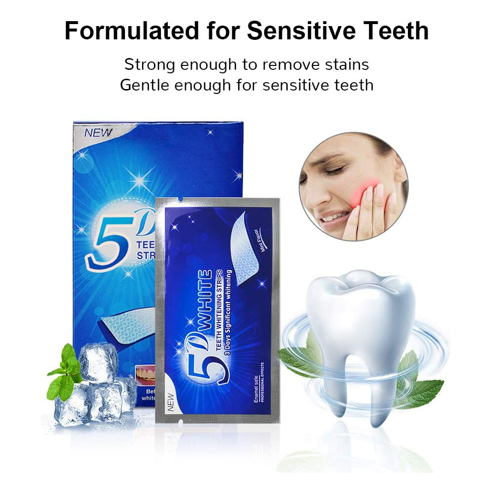 5D White Teeth Whitening Strip - Teeth Whitening Clinic review and price